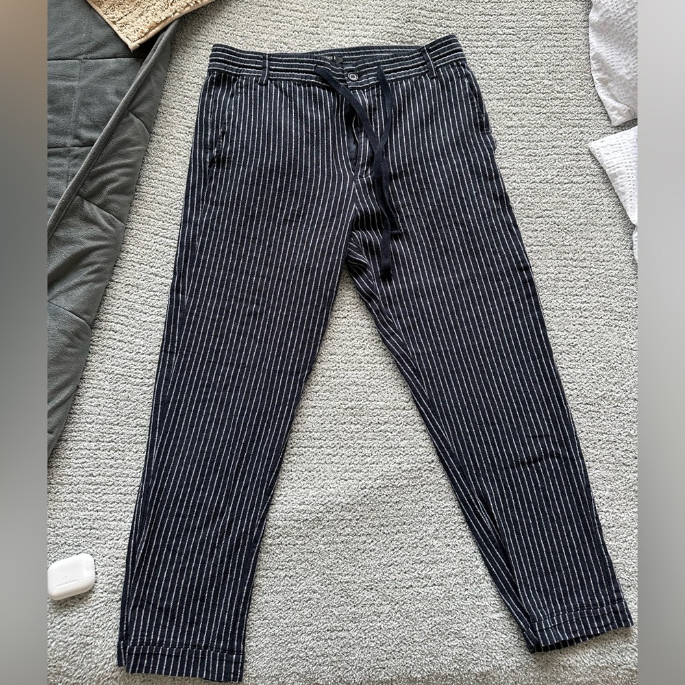 Forever 21 Cropped Linen Pants